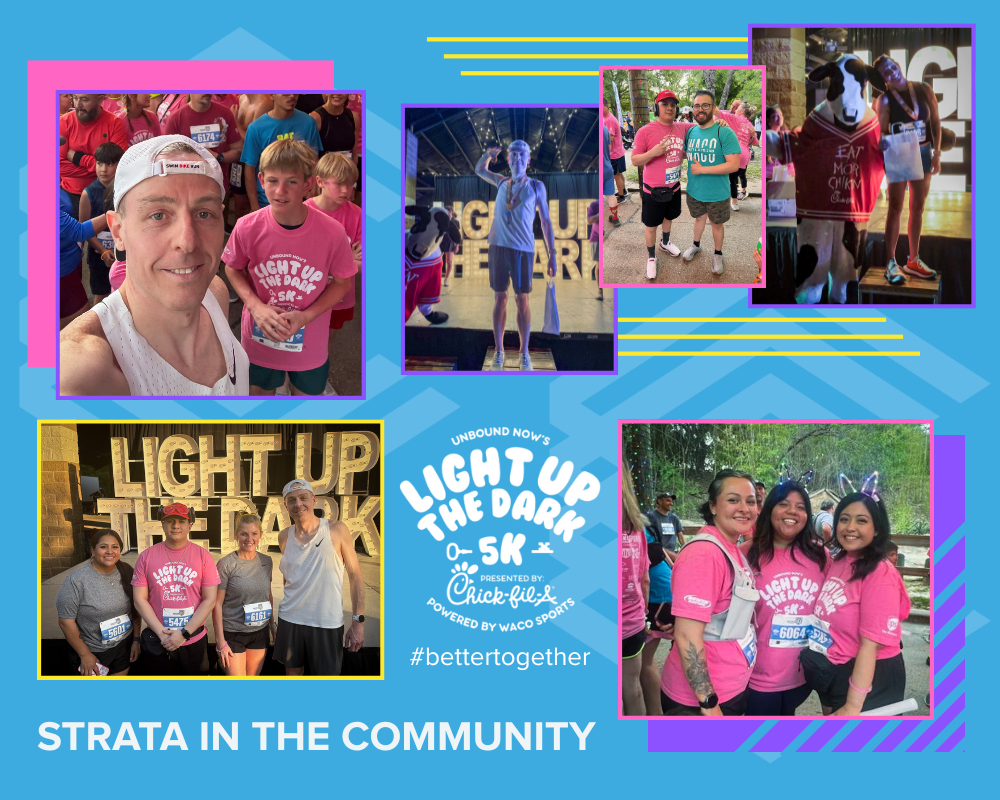 STRATA in the Community: Unbound Now's Light Up the Dark 5K